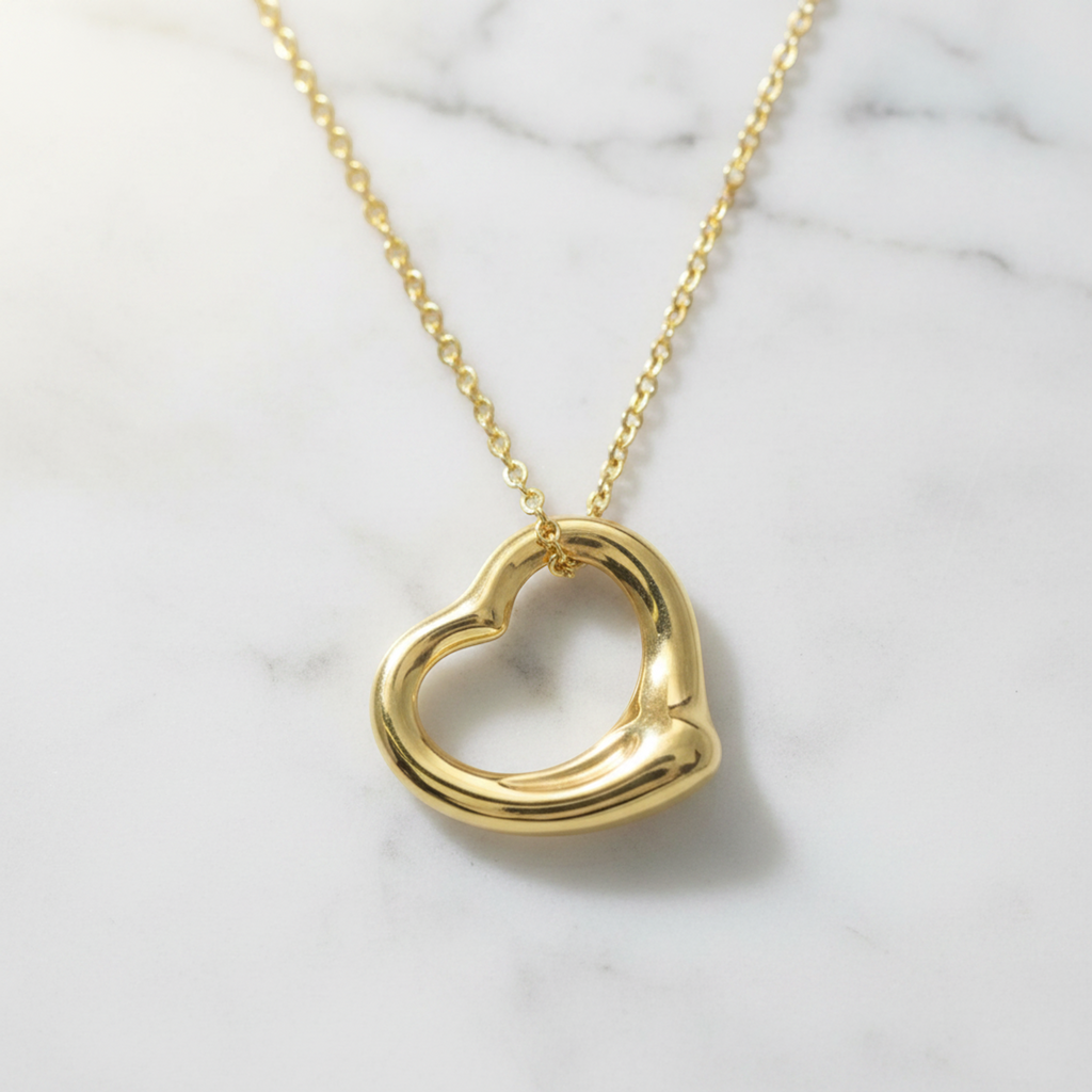 Tiffany Open Heart · 18K Yellow Gold