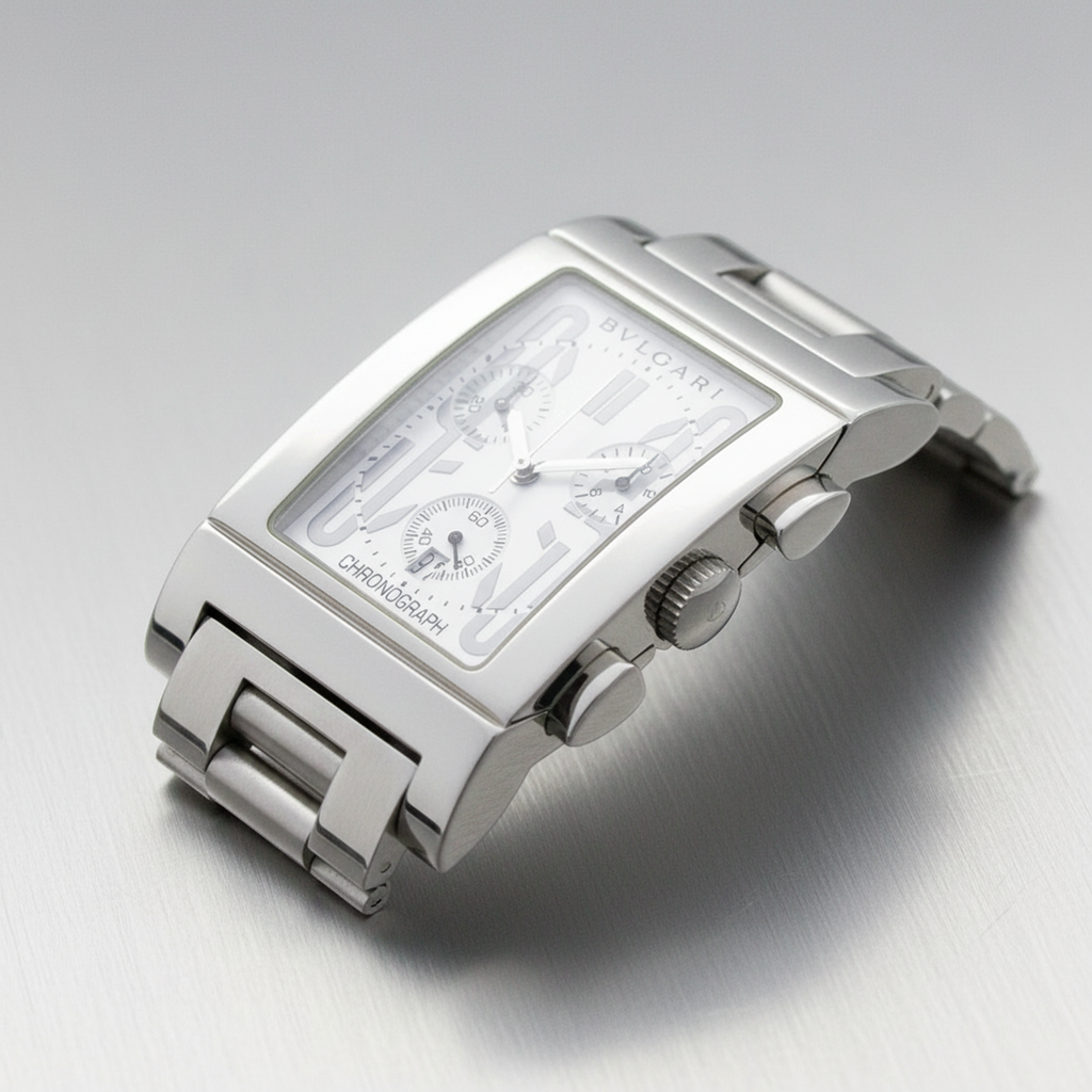 Bvlgari Rettangolo · Steel · Chronograph