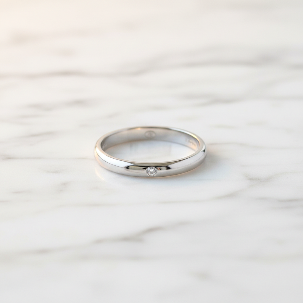 Cartier 1895 · Platinum · Diamond Wedding Ring