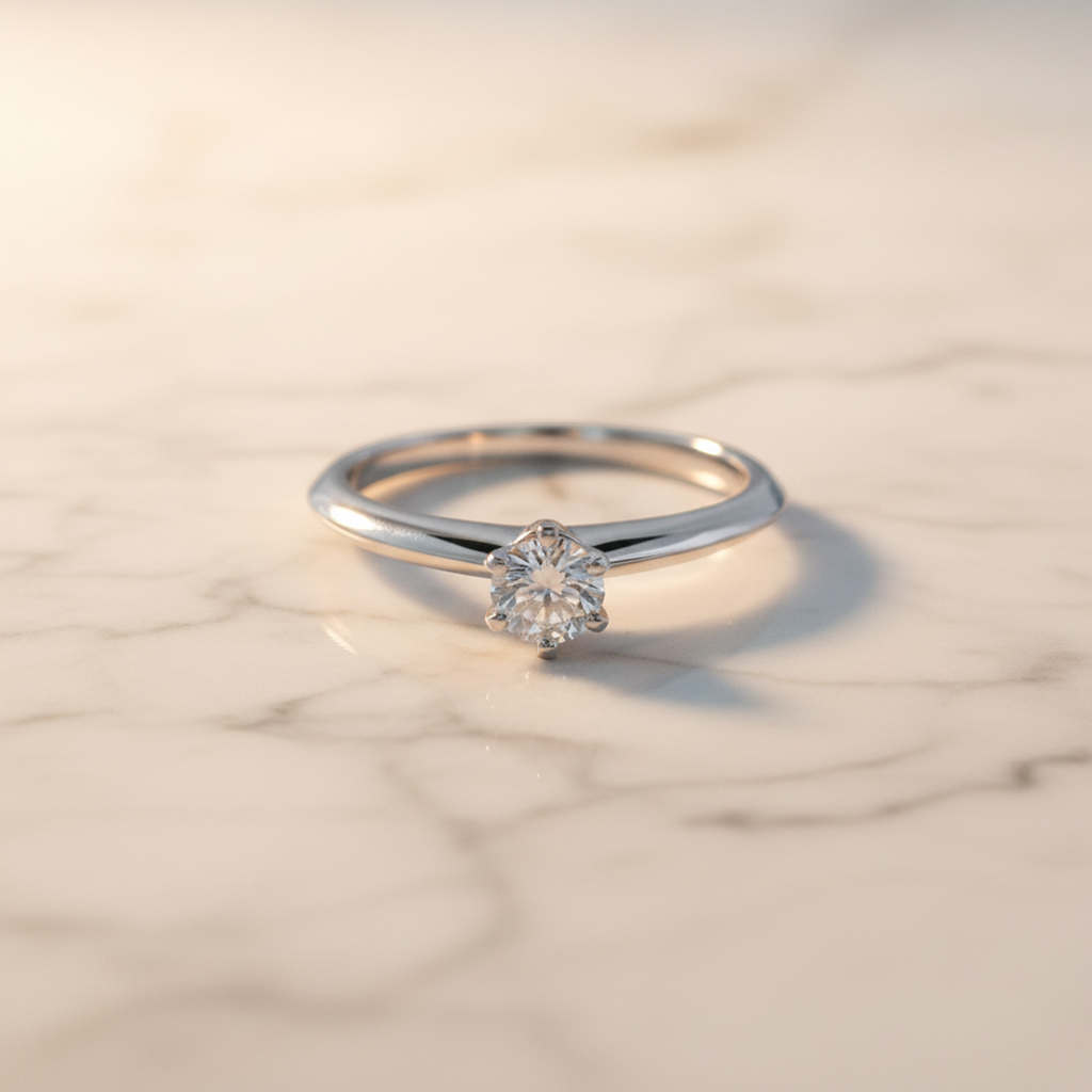 Tiffany Solitaire · 0.42ct Diamond · Platinum