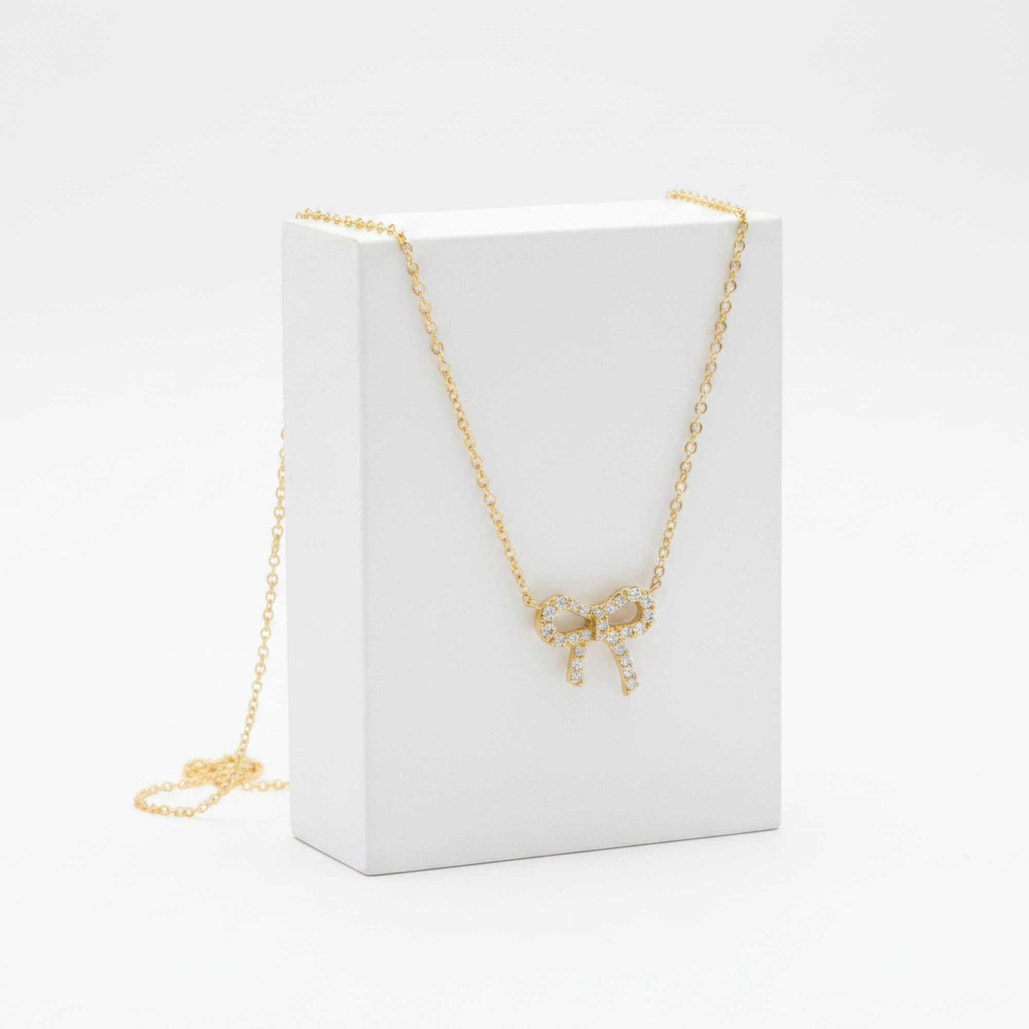 Tiffany Metro Bow · Rose Gold · Diamond