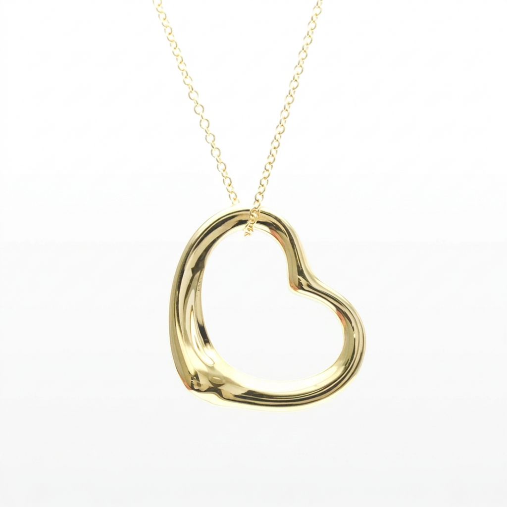 Tiffany Open Heart · 18K Yellow Gold