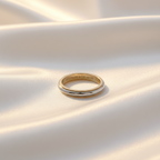 Tiffany Milgrain · Rose Gold & Platinum