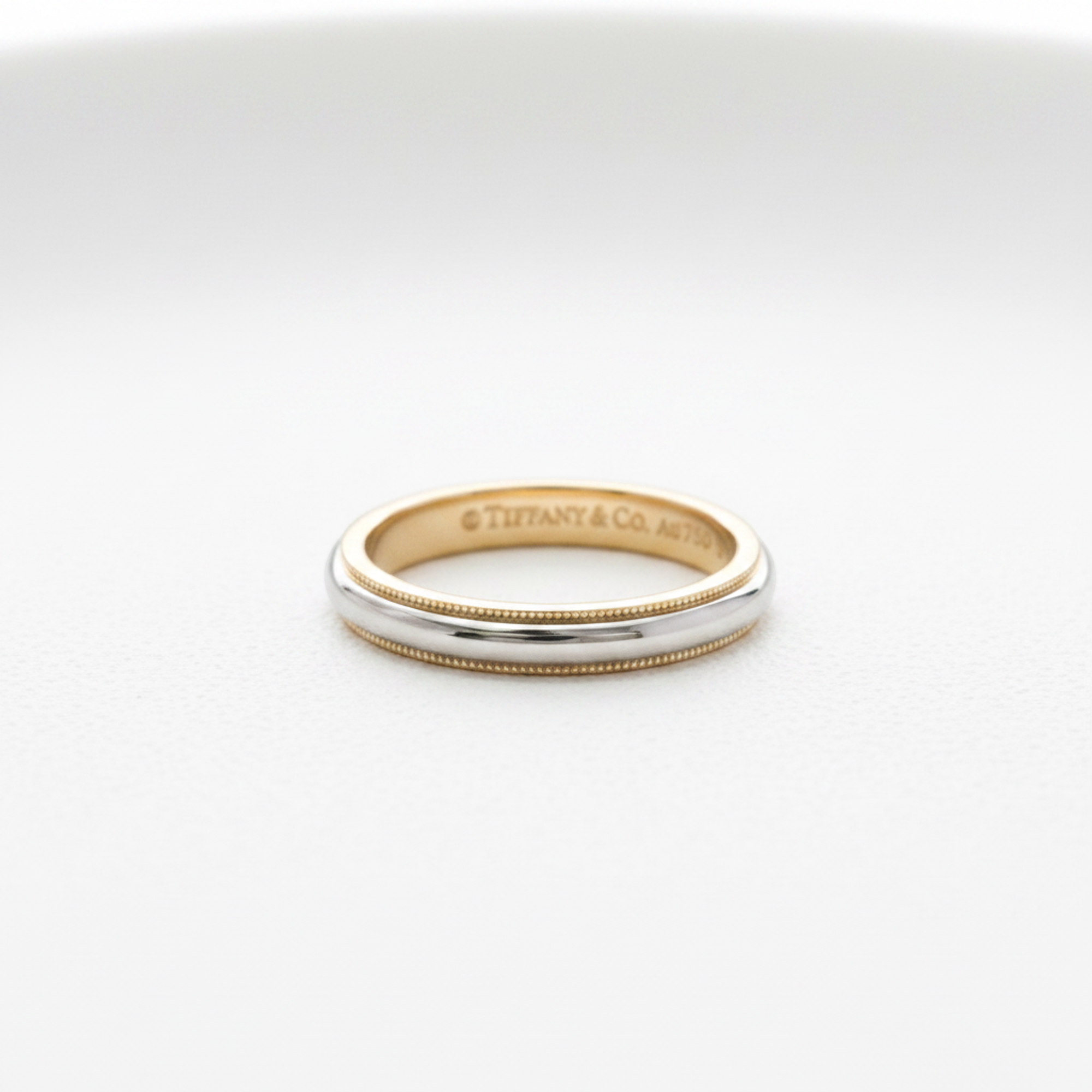 Tiffany Milgrain · Rose Gold & Platinum