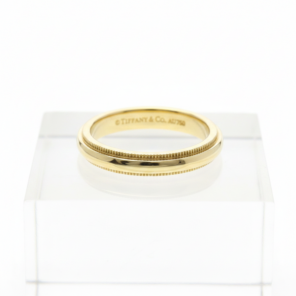 Tiffany Milgrain · 18K Yellow Gold