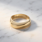 Tiffany Knife Edge · 18K Yellow Gold