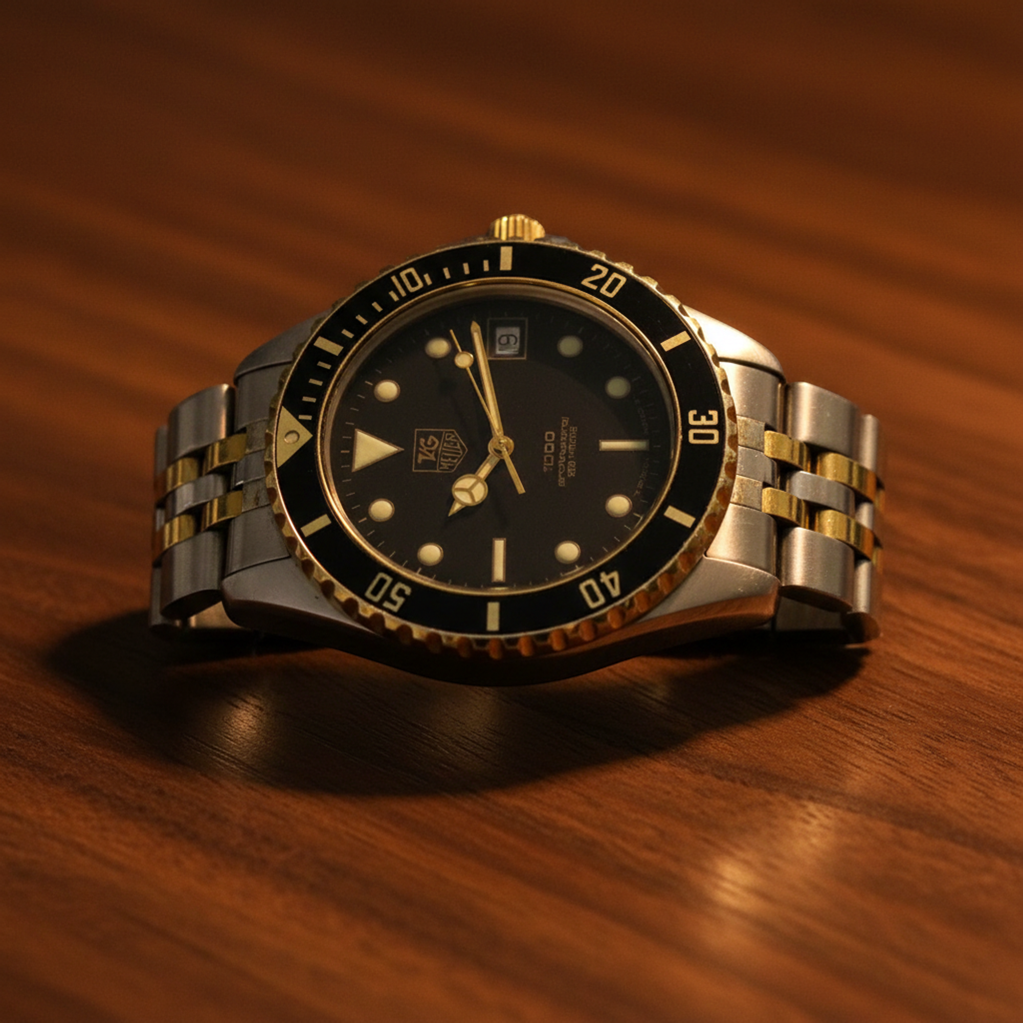 Tag Heuer Professional · Gold Plated Steel