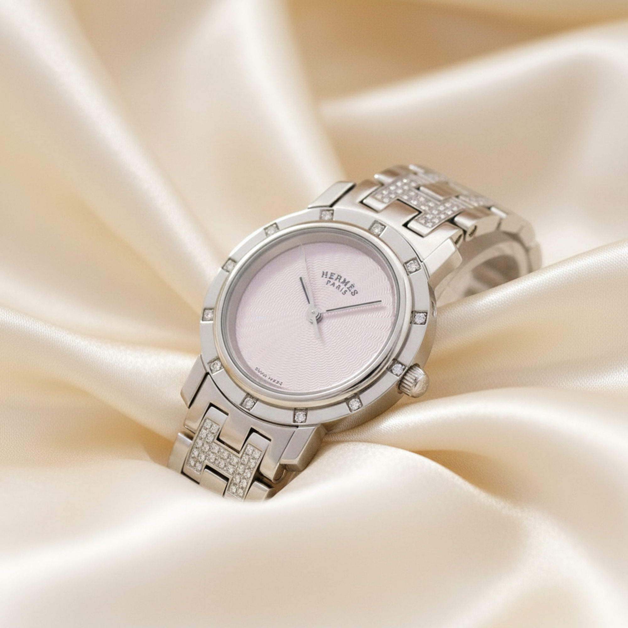 Hermès Clipper · Diamond · Mother-of-Pearl