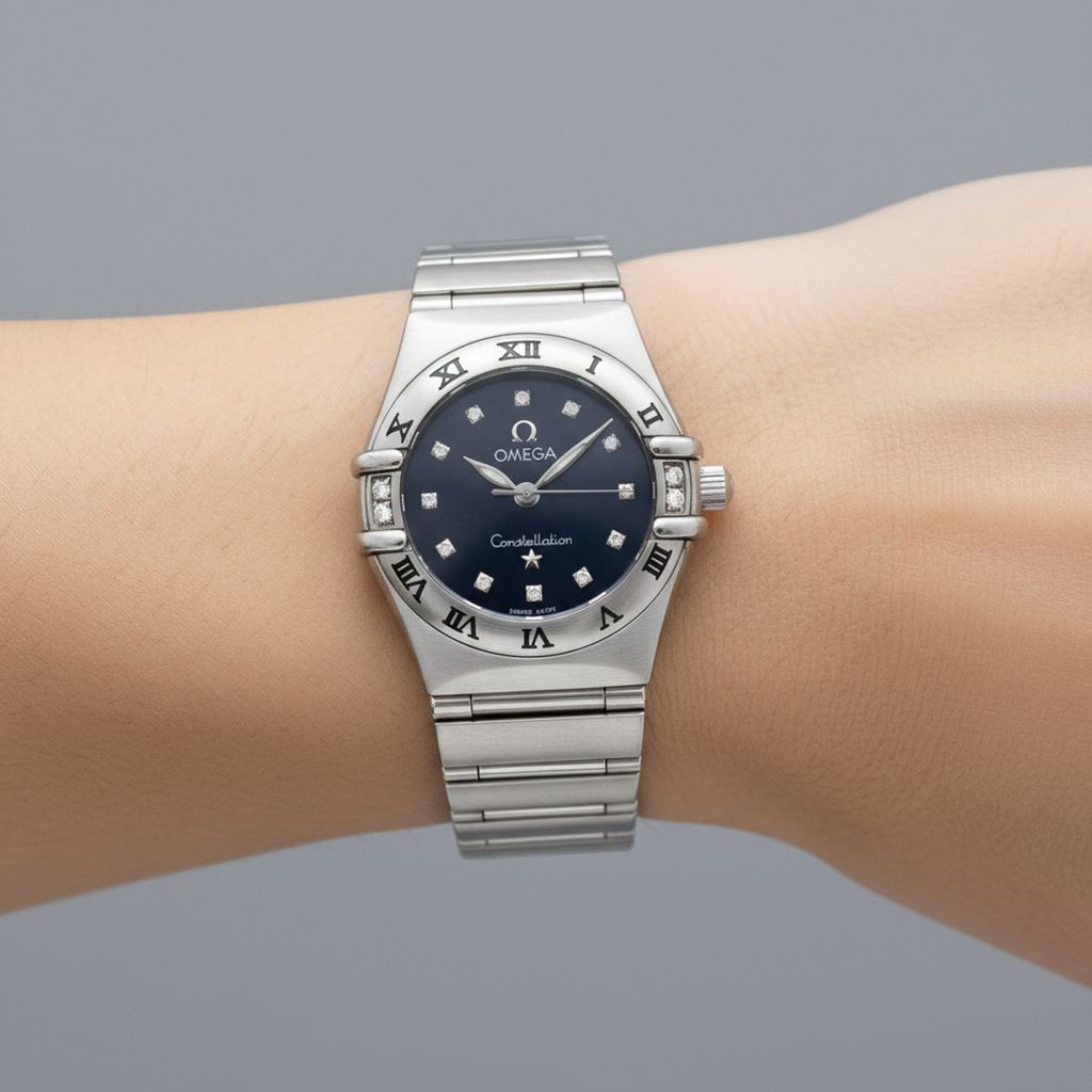 Omega Constellation · Diamond · Steel · Quartz