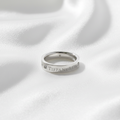 Tiffany Platinum Band · Three Diamonds