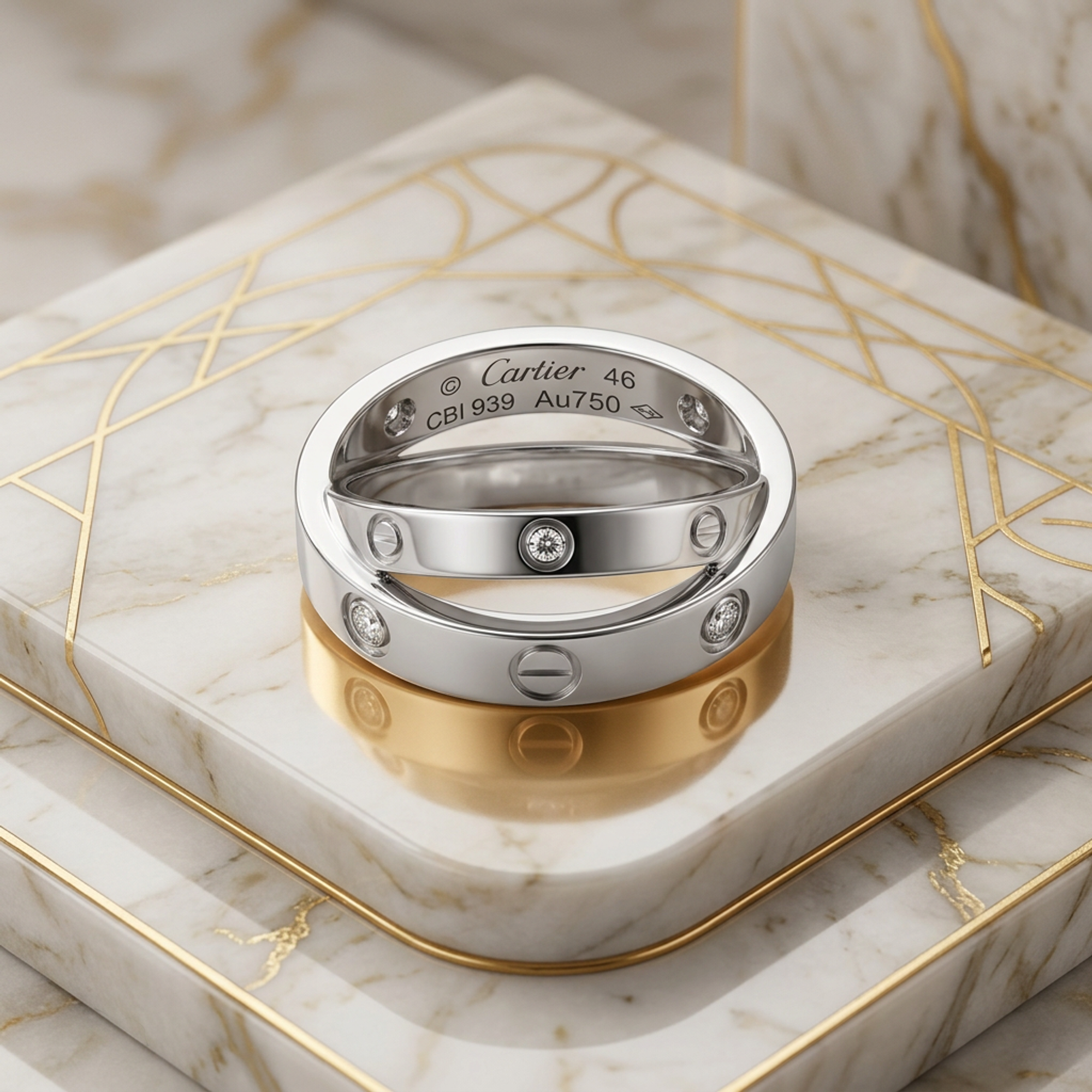Cartier Be Love · 18K White Gold · Diamond