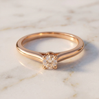 Cartier 1895 Solitaire · Rose Gold · Diamond
