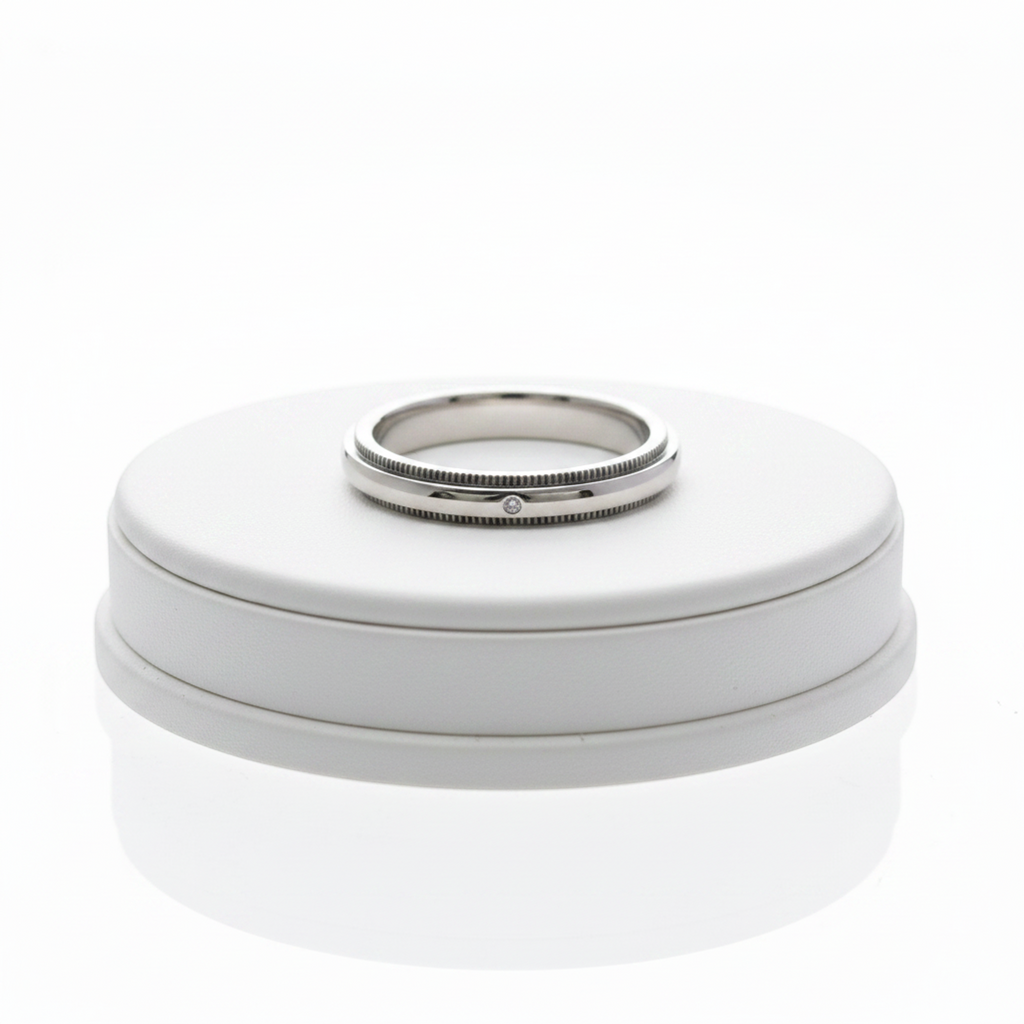 Tiffany Milgrain · Platinum · Diamond