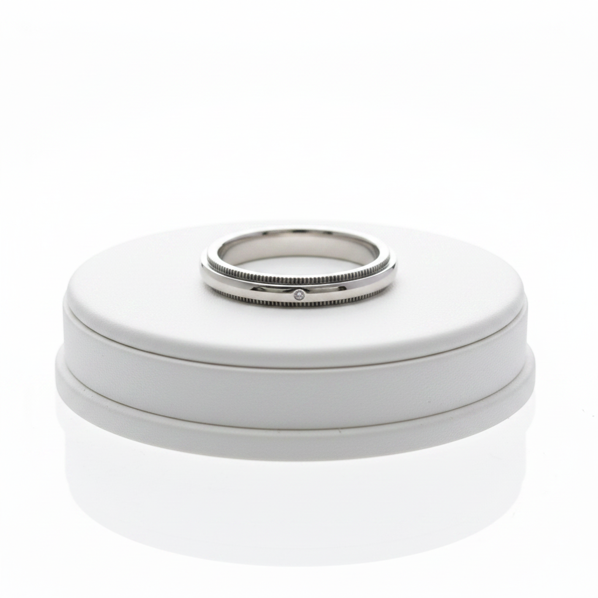 Tiffany Milgrain · Platinum · Diamond