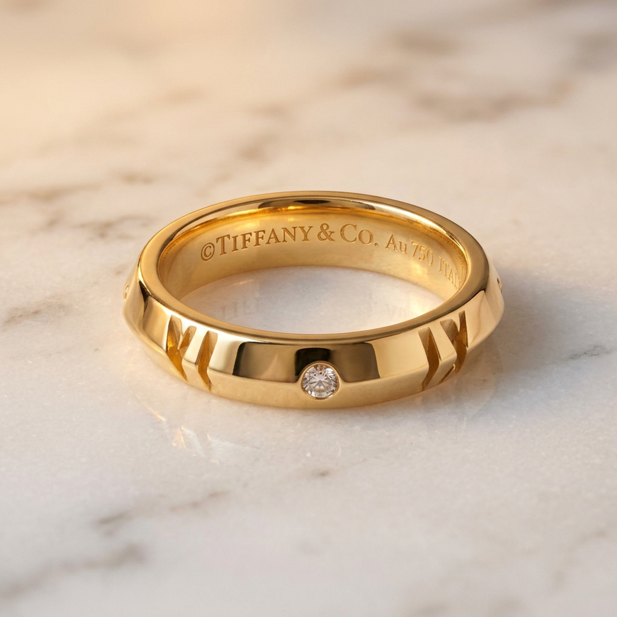 Tiffany Atlas X · Diamond · 18K Yellow Gold