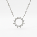 Tiffany Open Circle Mini · Platinum · Diamond