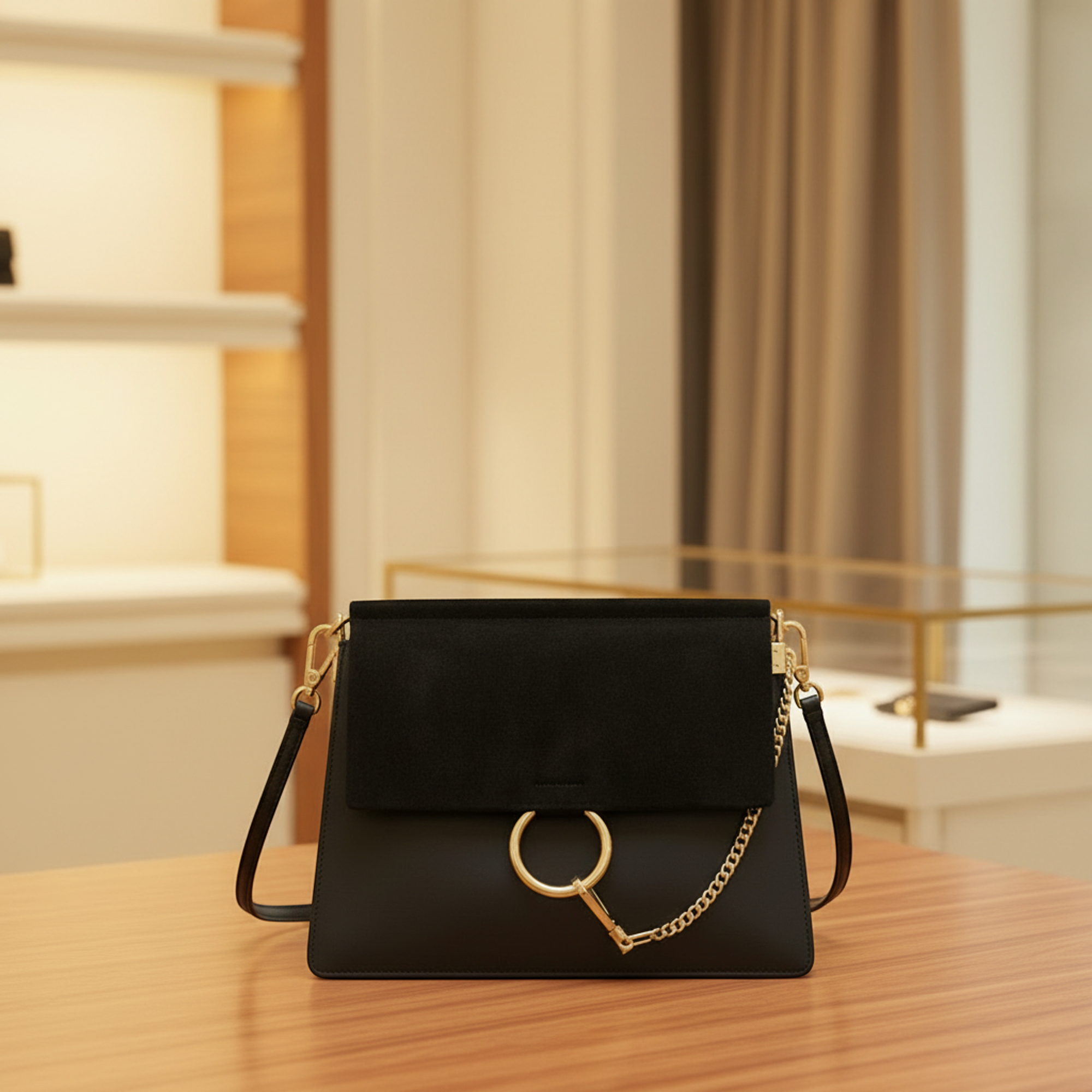 Chloé Faye Medium · Suede & Leather