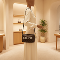 Celine Triomphe Horizontal · Coated Canvas