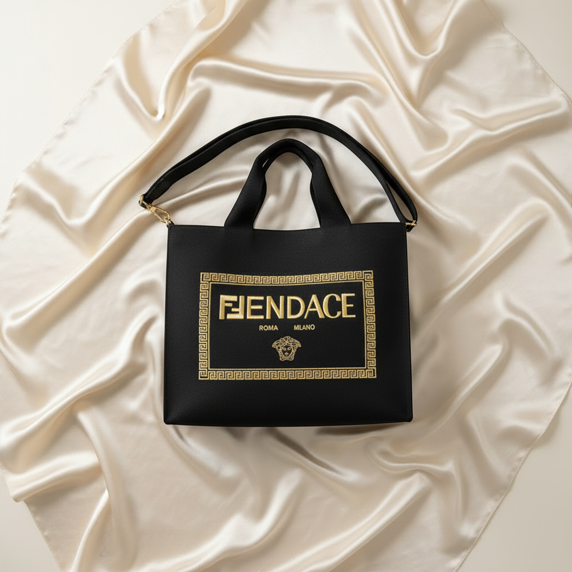Fendi x Versace Fendace · Canvas Tote