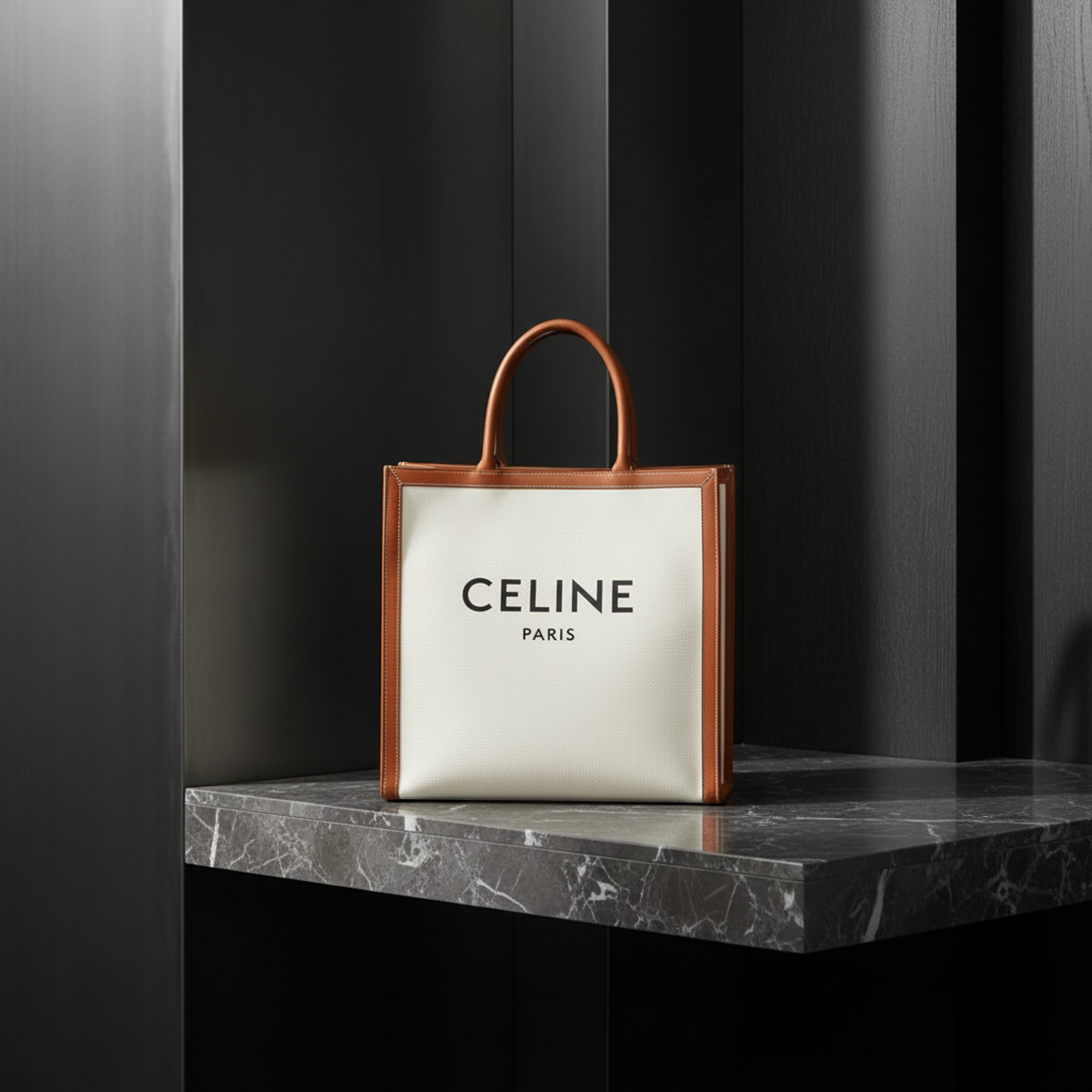 Celine Vertical Cabas Large · Canvas