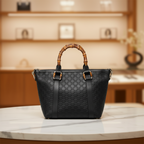 Gucci Guccissima · Bamboo · Leather Tote