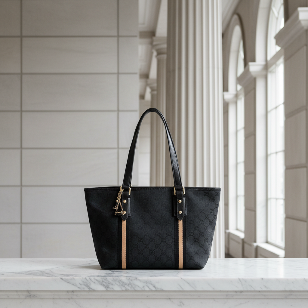 Gucci Sherry Line · GG Canvas Tote