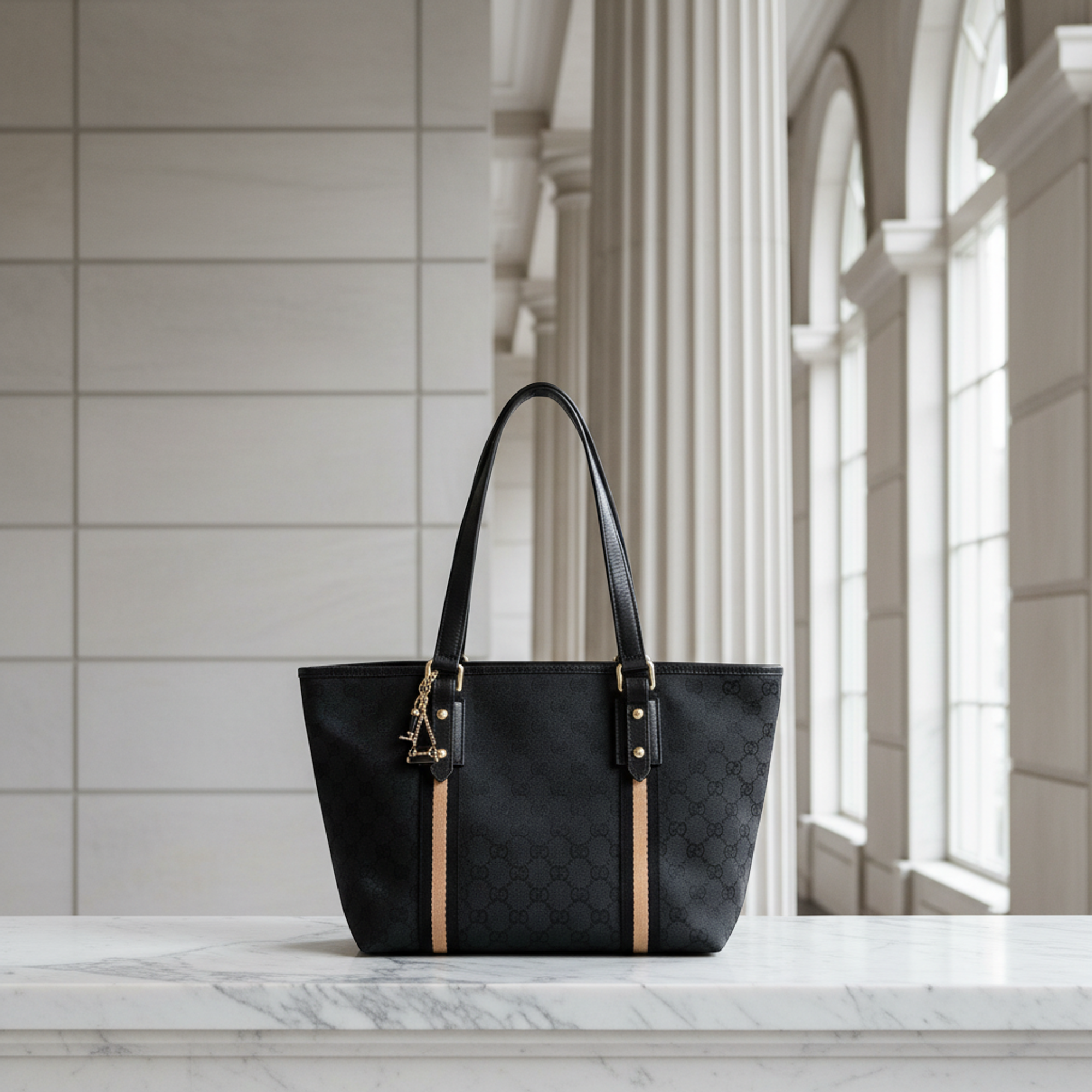 Gucci Sherry Line · GG Canvas Tote