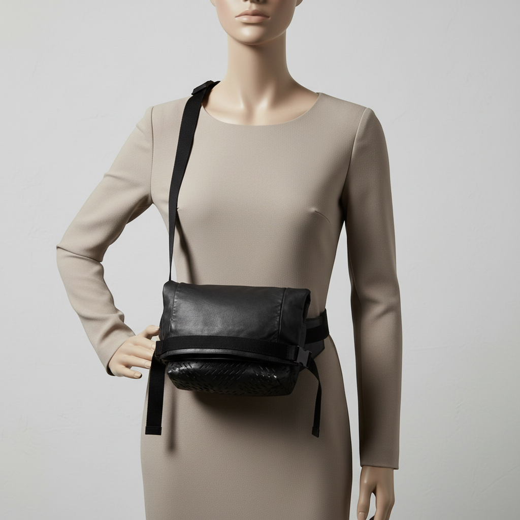 Bottega Veneta Perforated Leather Belt Bag