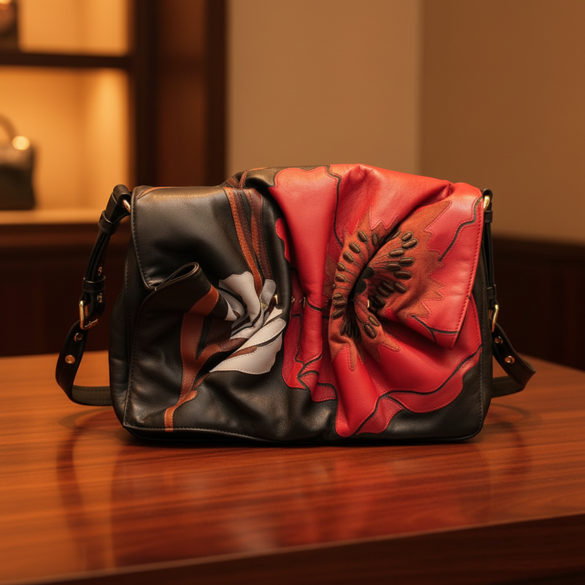 Valentino Garavani Bloomy · Floral Leather