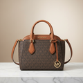 Michael Kors Dahlia · Coated Canvas Satchel