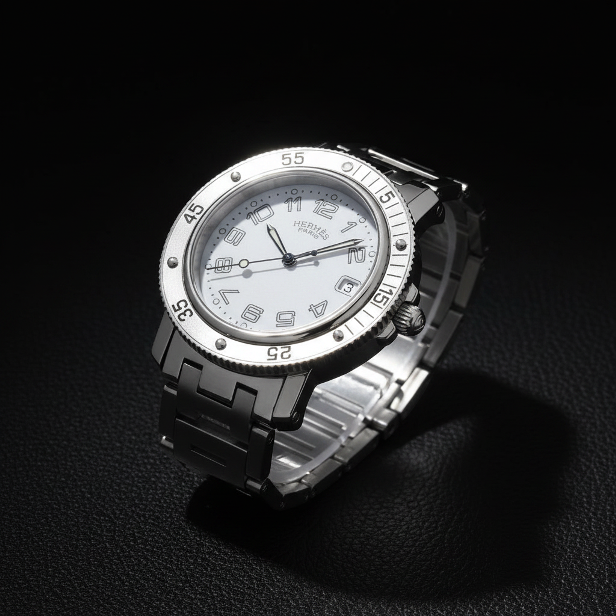 Hermes Clipper Diver · Steel · Quartz