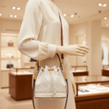 Tory Burch T Monogram · Perforated Bucket