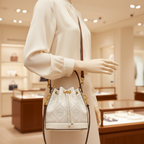 Tory Burch T Monogram · Perforated Bucket