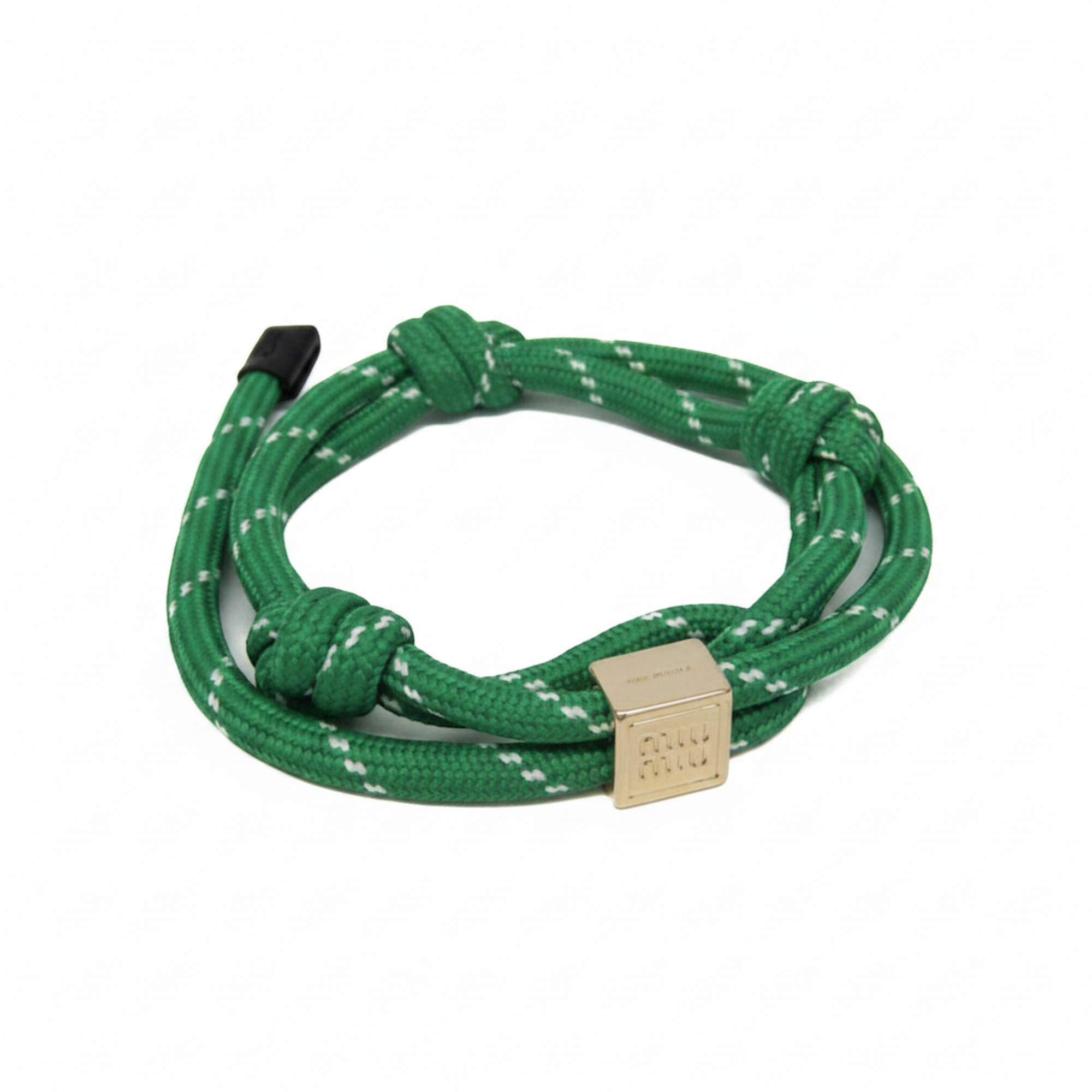 Miu Miu Logo Cord · Adjustable Bracelet