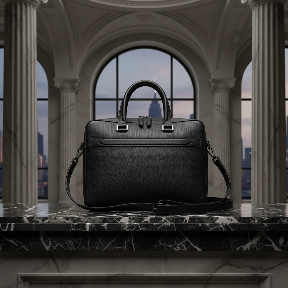 Salvatore Ferragamo · Leather Briefcase