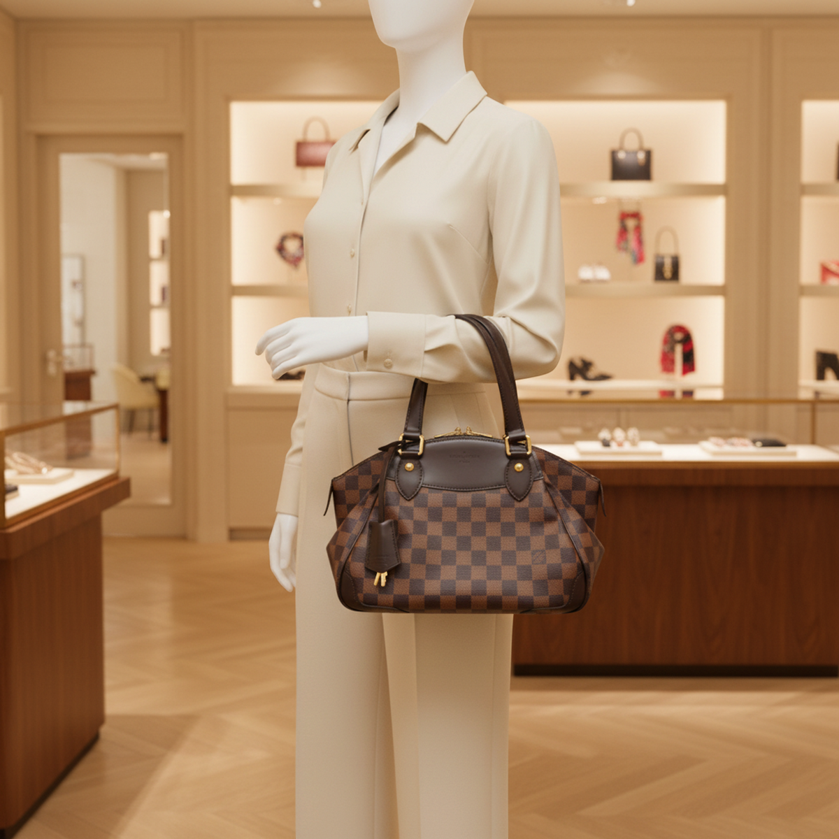 Louis Vuitton Verona PM · Damier Ebene