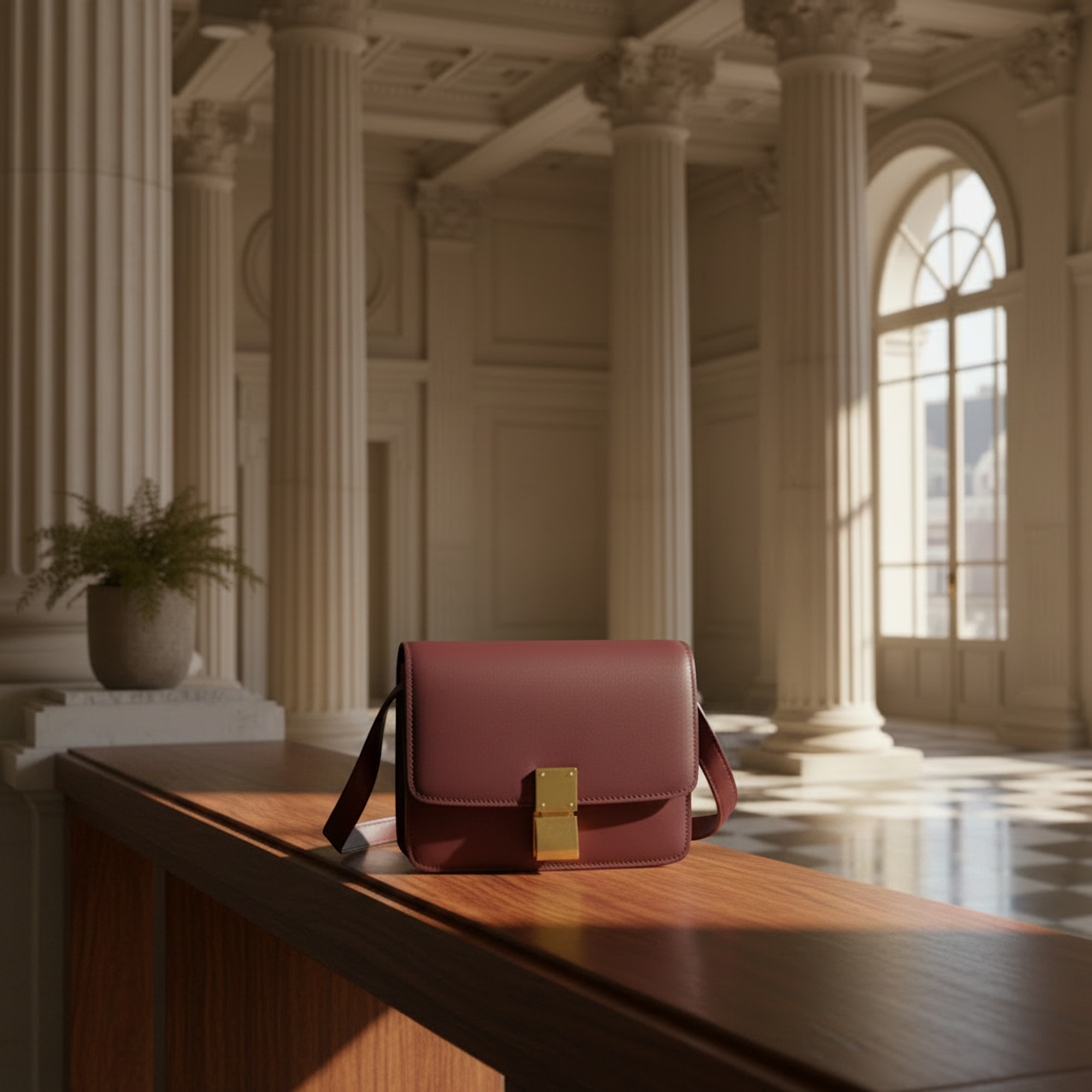 Celine Classic Box · Small · Leather