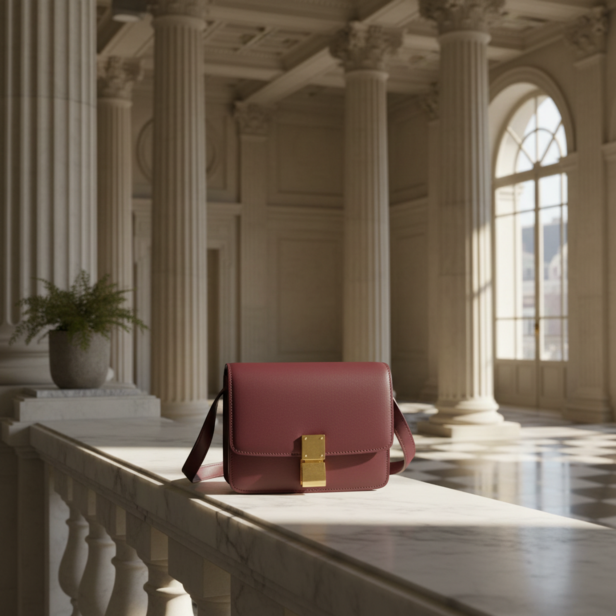 Celine Classic Box · Small · Leather