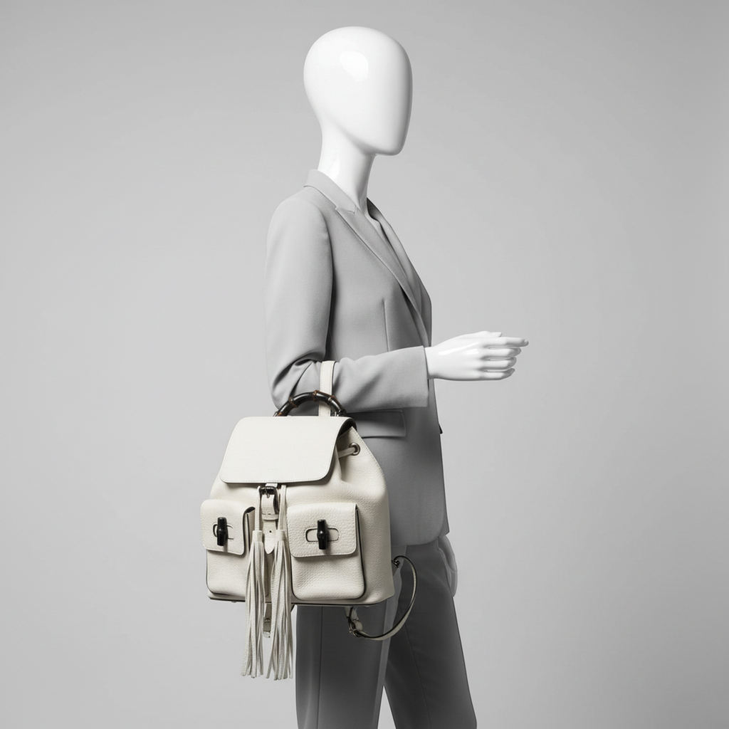 Gucci Bamboo · Leather Backpack