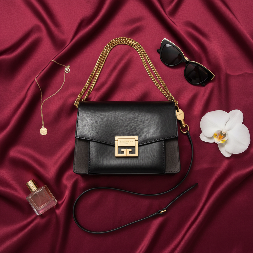 Givenchy GV3 Small · Goatskin & Suede