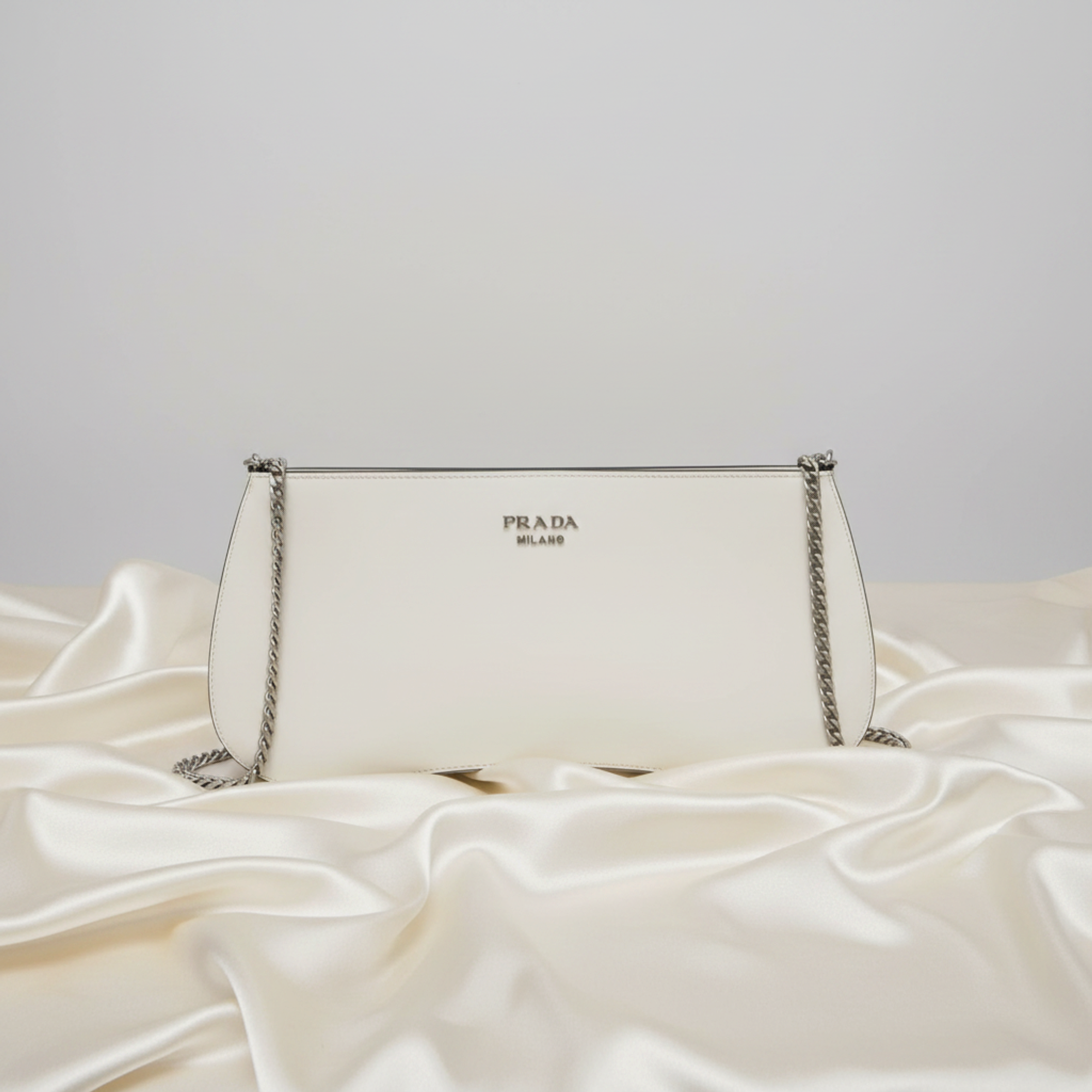 Prada Sydney · Leather Clutch
