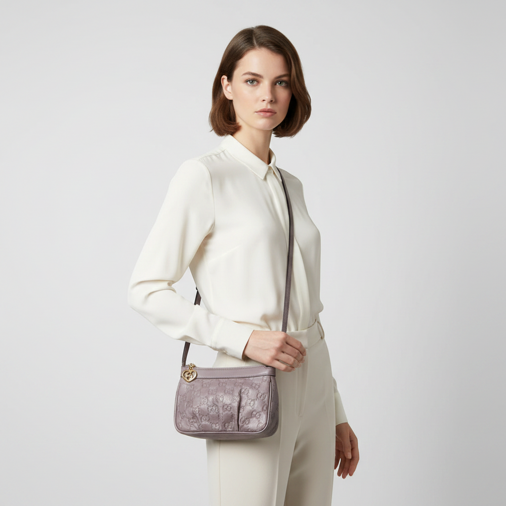 Gucci Guccissima · Leather Shoulder Bag