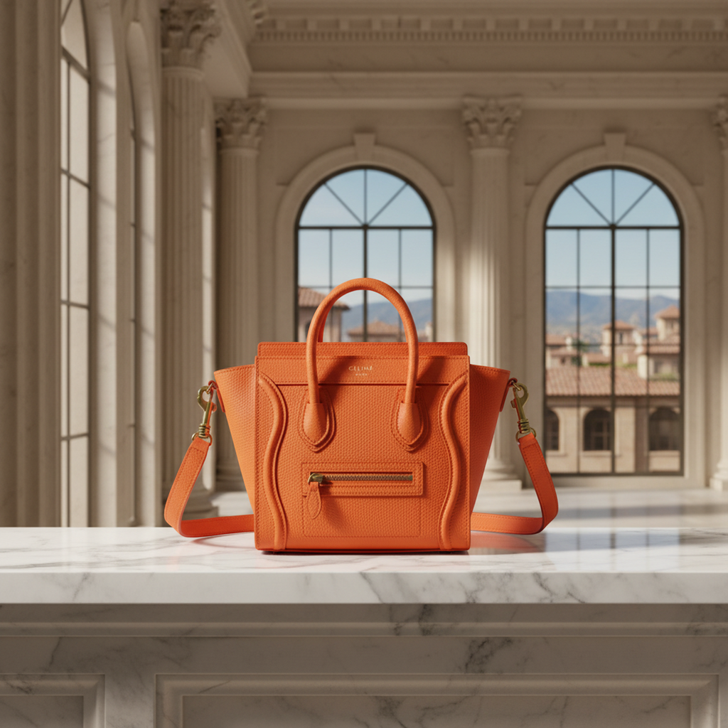Celine Luggage Nano · Leather