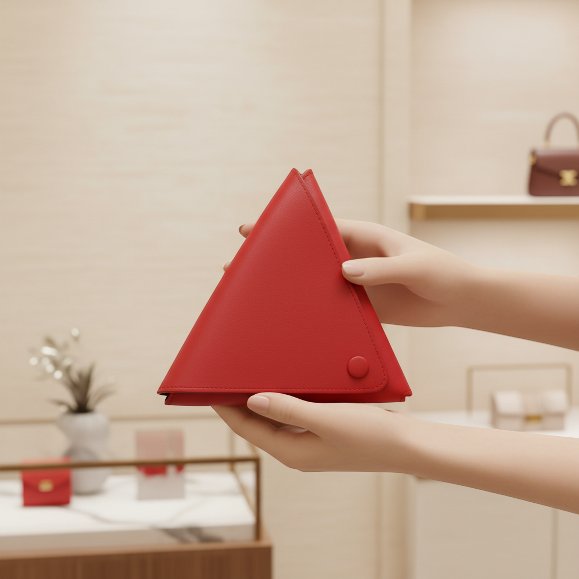 Bottega Veneta Triangle Multi-Case · Leather