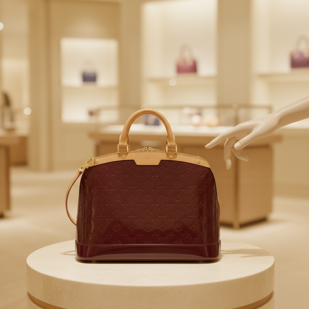 Louis Vuitton Vernis Blair MM · Amarante