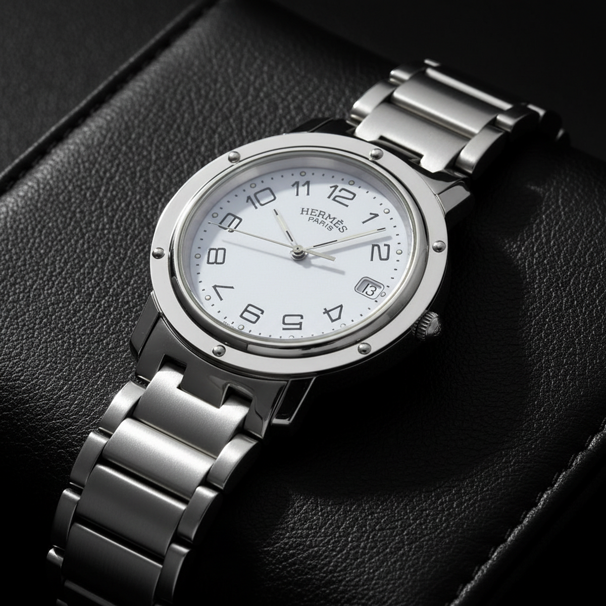 Hermès Clipper · Steel · Quartz