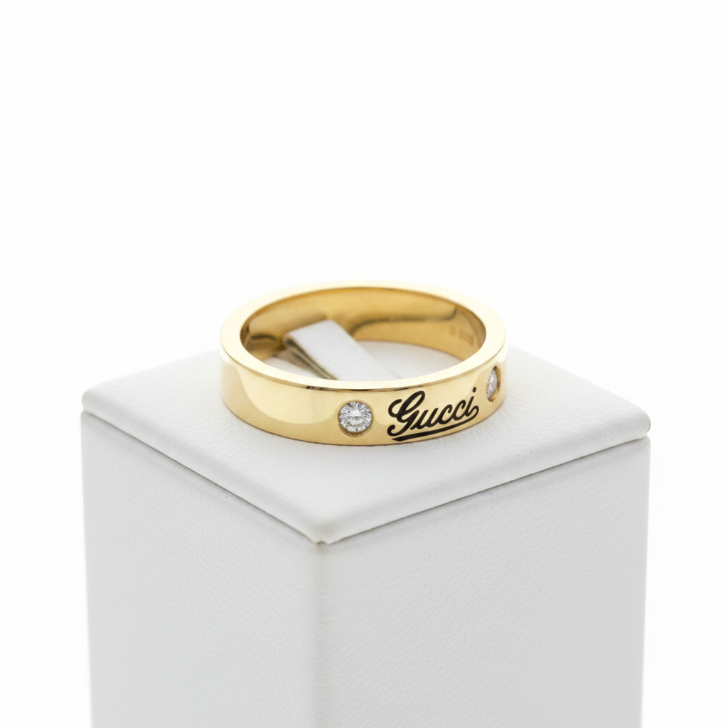 Gucci Icon · Diamond Band · 18K Yellow Gold