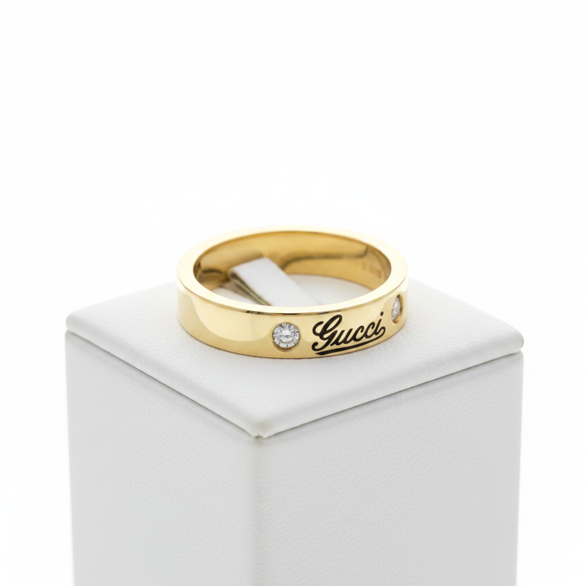 Gucci Icon · Diamond Band · 18K Yellow Gold