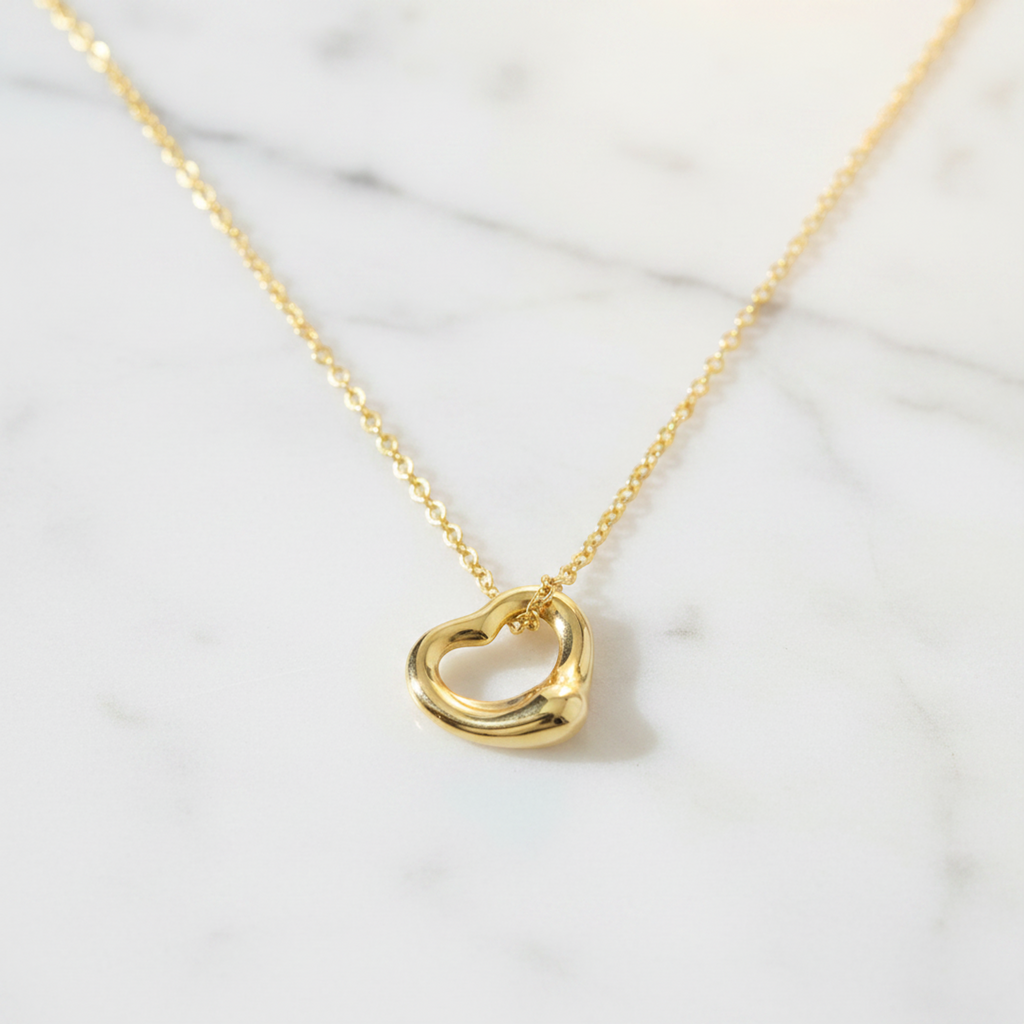 Tiffany Open Heart · 18K Yellow Gold