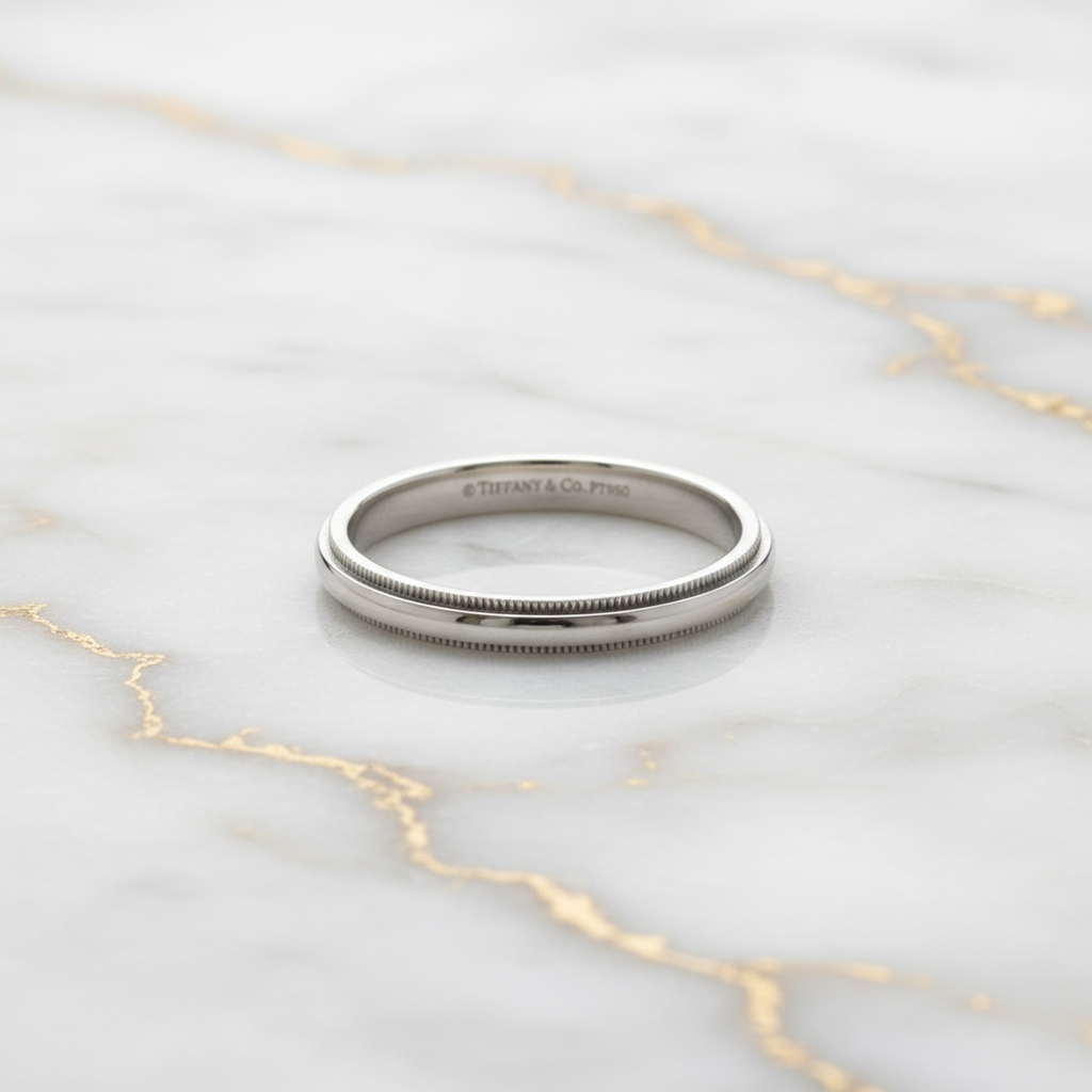 Tiffany Milgrain · Platinum